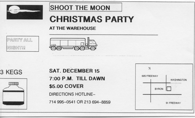 Shoot The Moon 1990-12-15-flyer